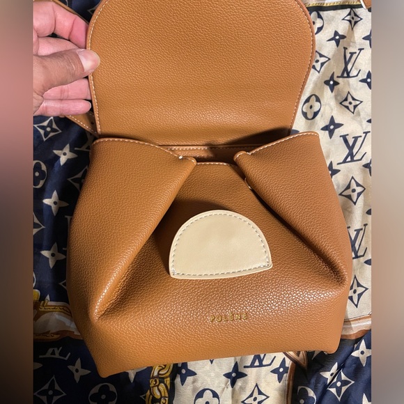 Polene Tan and Cream Mini Bag - Picture 8 of 11